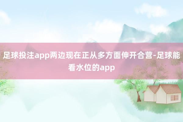 足球投注app两边现在正从多方面伸开合营-足球能看水位的app